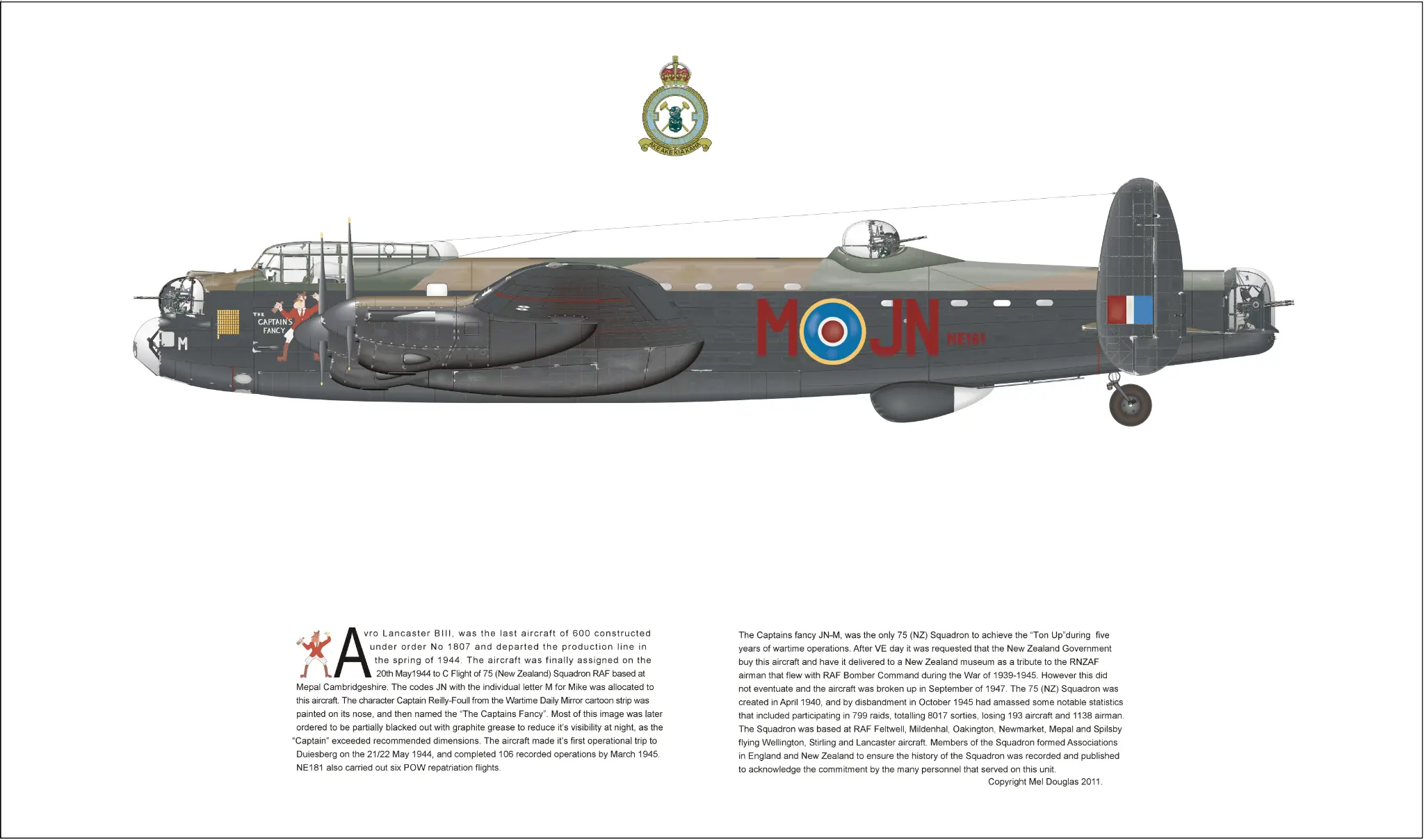 The Captain’s Fancy aviation print